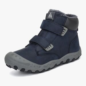 Mishansha Kids Dark Blue and Gray Boots